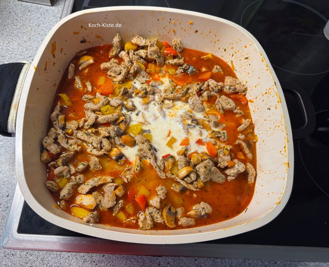 und die Cremefine hinzu