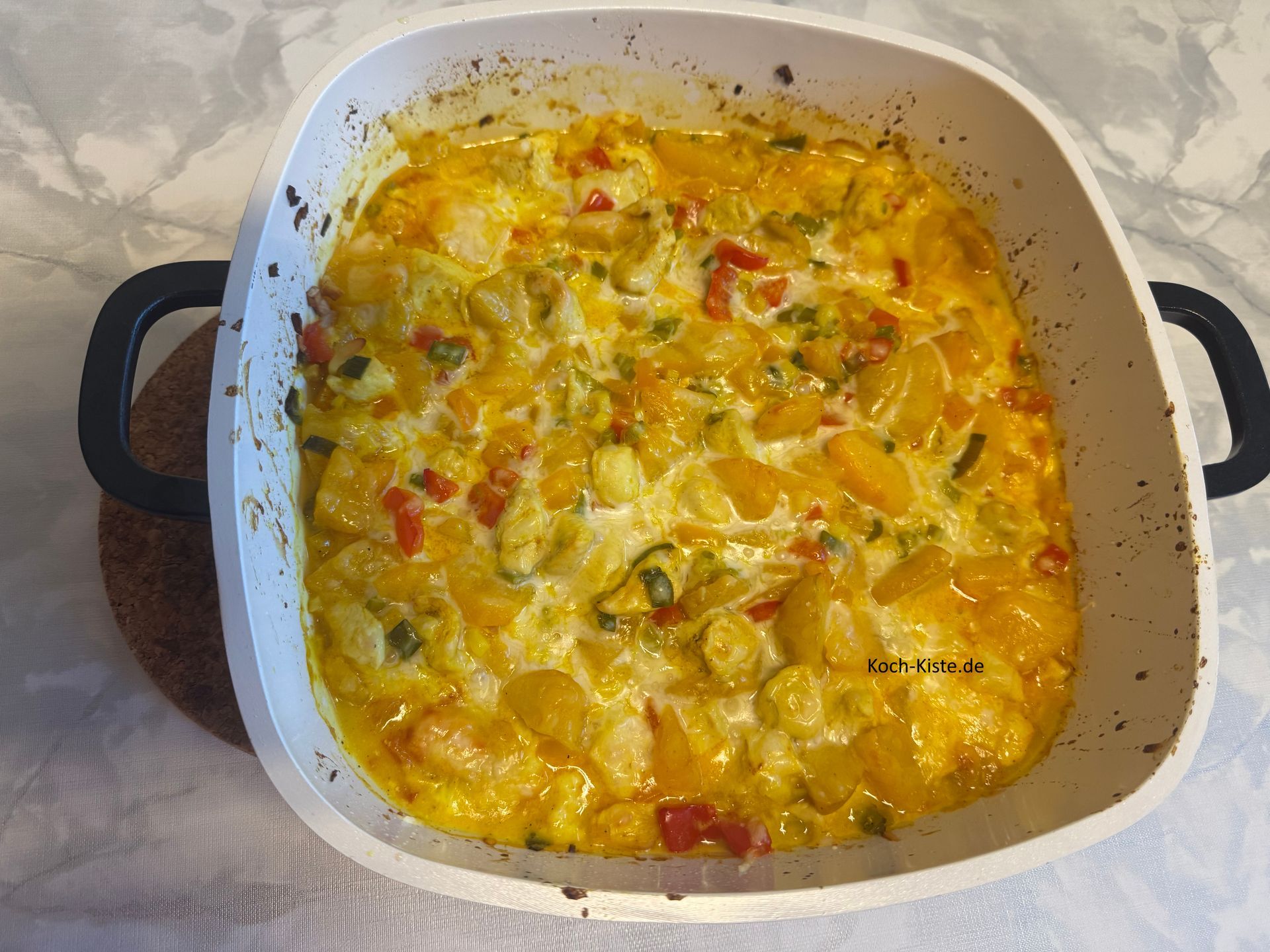 fertiger Hähnchen - Ingwer Auflauf