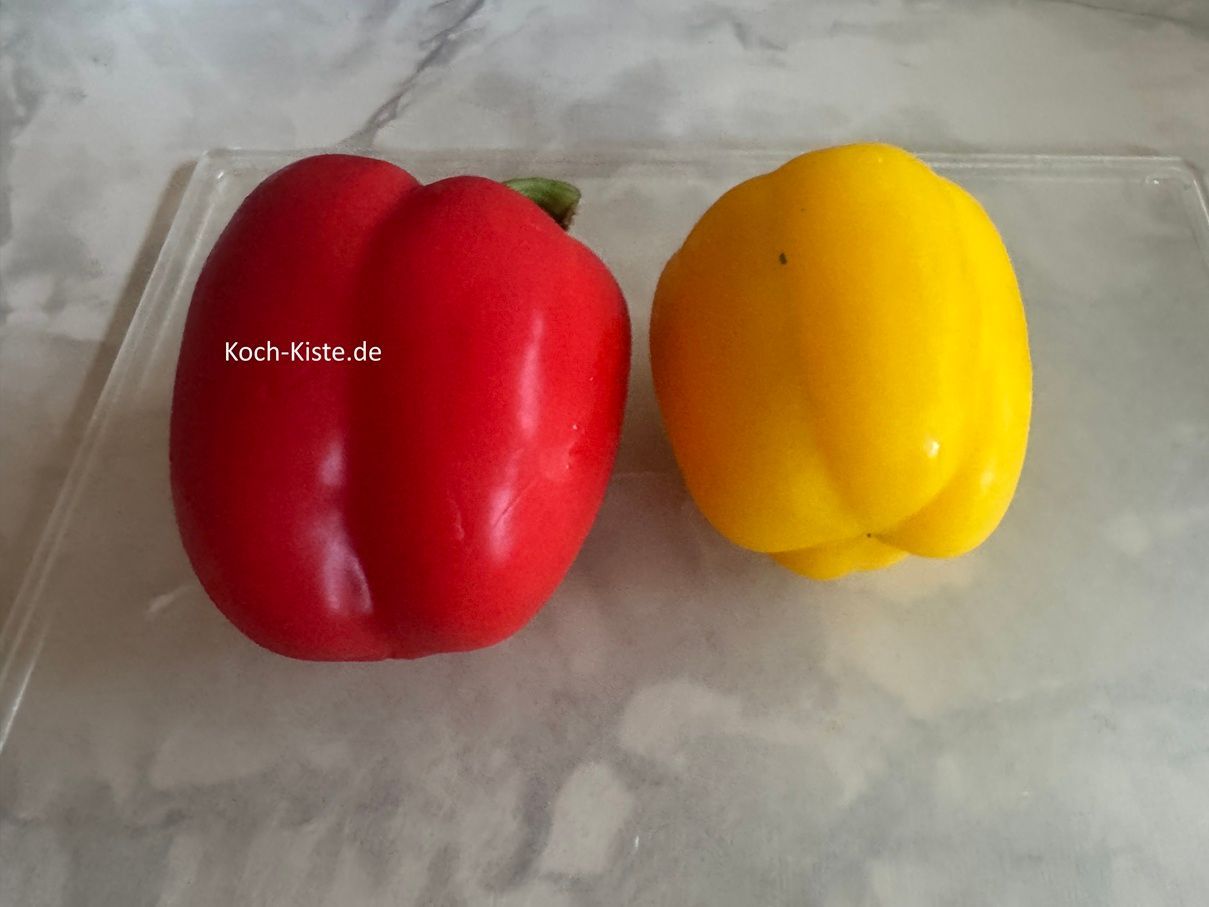 lege Dir die Paprika bereit