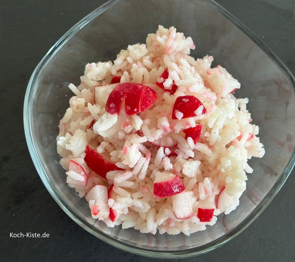 Radieschen-Reis Salat