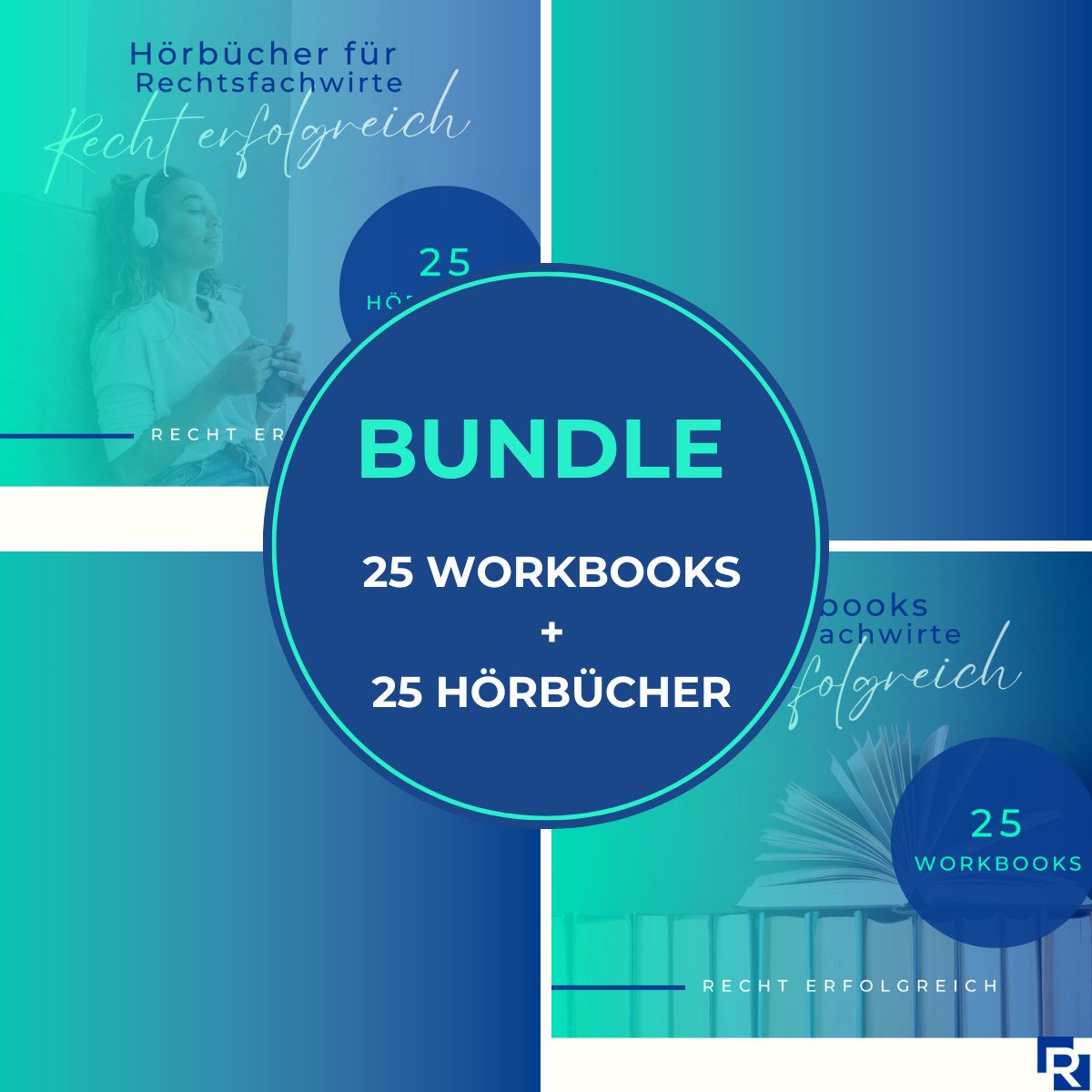 Prüfungsvorbereitung für Rechtsanwaltsfachangestellte - Hörbücher und Workbooks