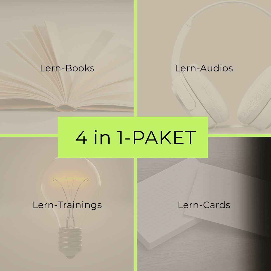 ✅1250 Karteikarten für Rechtsanwaltsfachangestellte
✅ALLE FÄCHER
✅Vorbereitung auf die Kammer-Prüfung
✅100 % Online
✅Täglich nur 5 Minuten Zeitaufwand
✅Fragen und Antworten