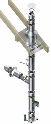 Beispielbild Edelstahlkamin