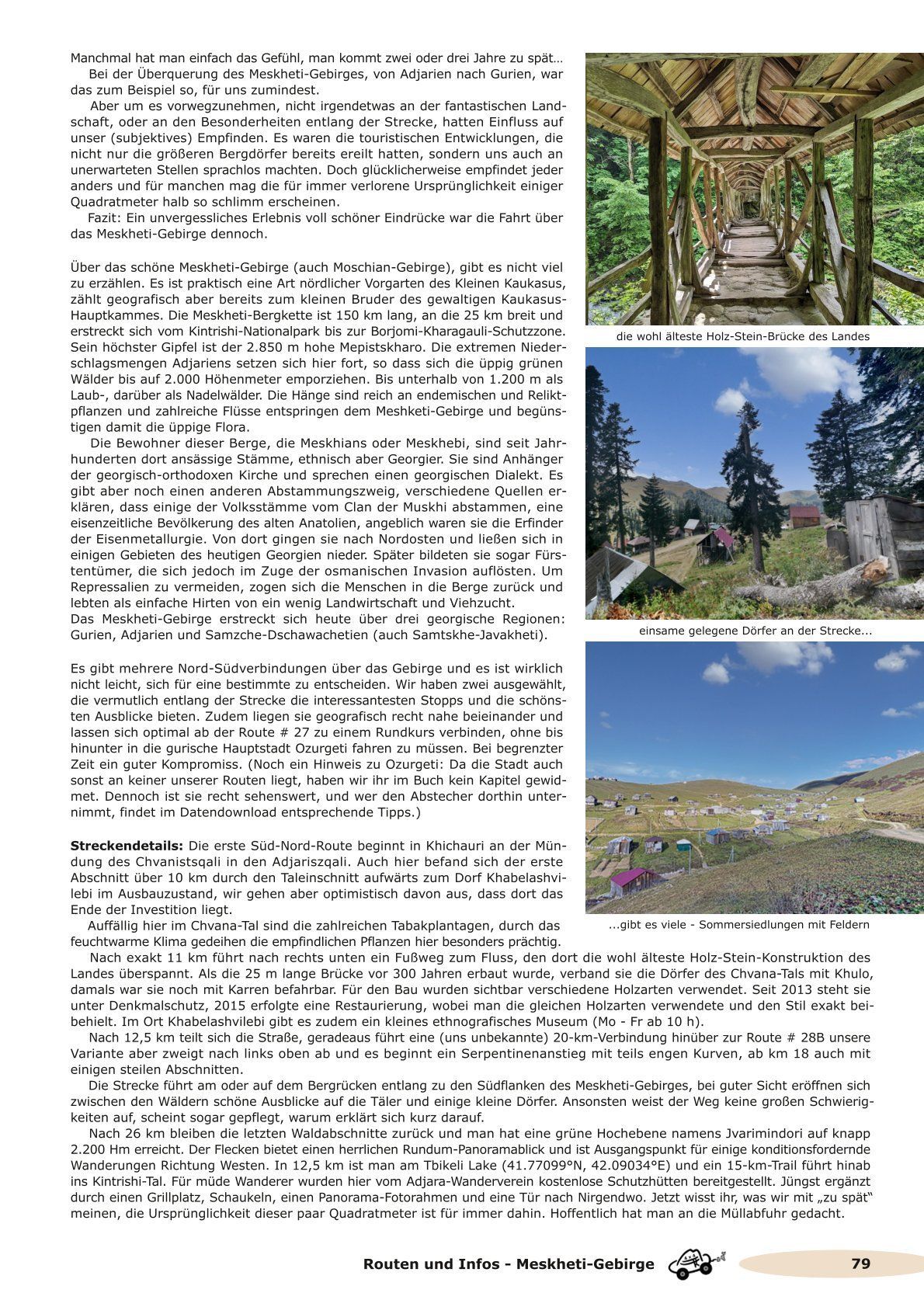 Georgien Tourenbuch, Offroad-Guide