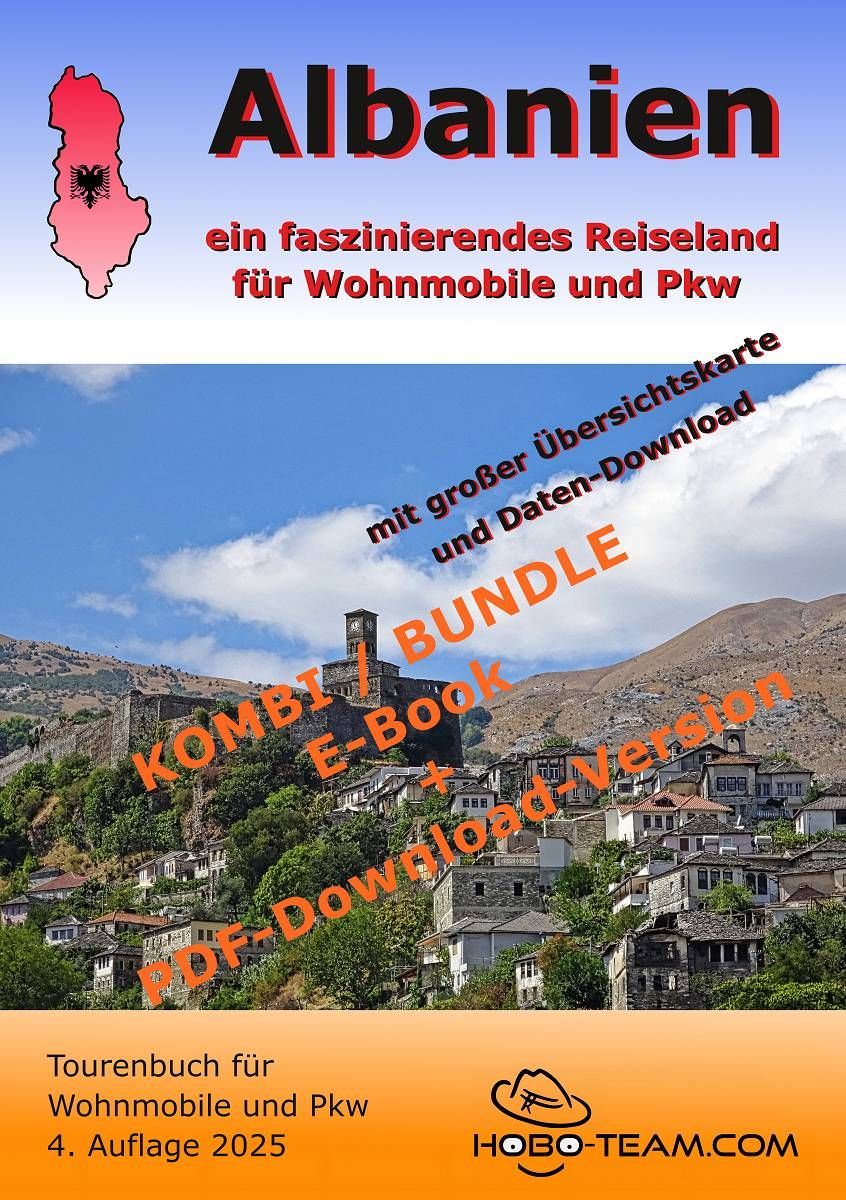Albanien Wohnmobilführer - Tourenbuch - Download-Version mit Landkarte Albanien Wohnmobilführer - Tourenbuch - Download-Version mit Landkarte