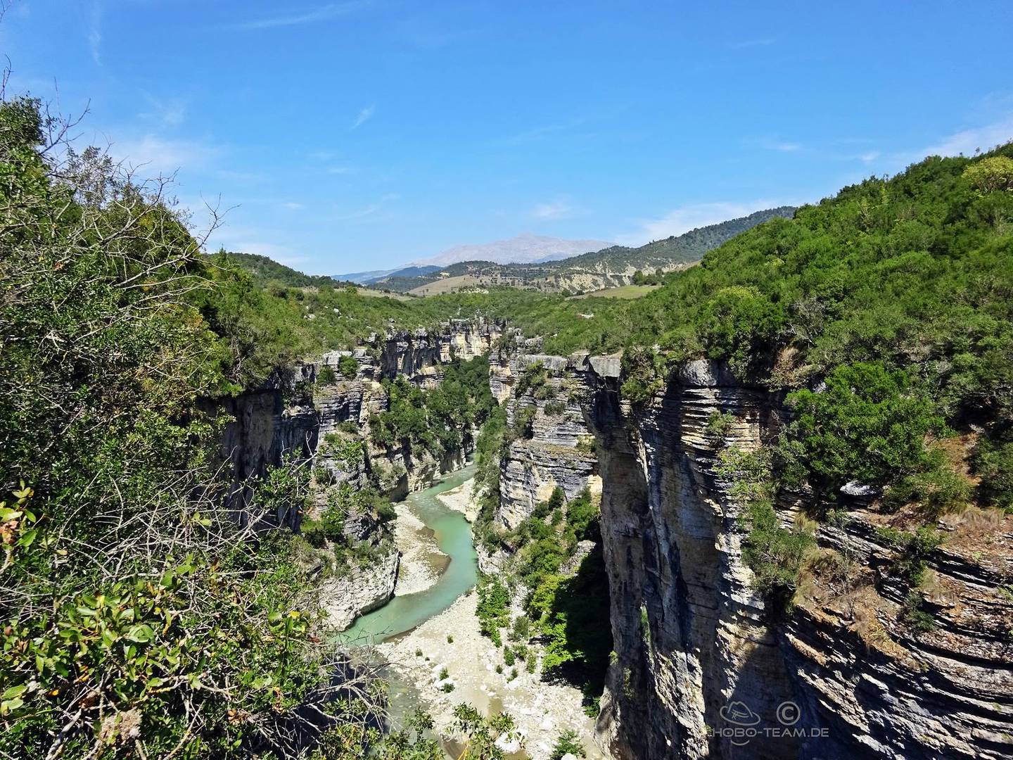Albanien Wohnmobilreise Osum-Canyon