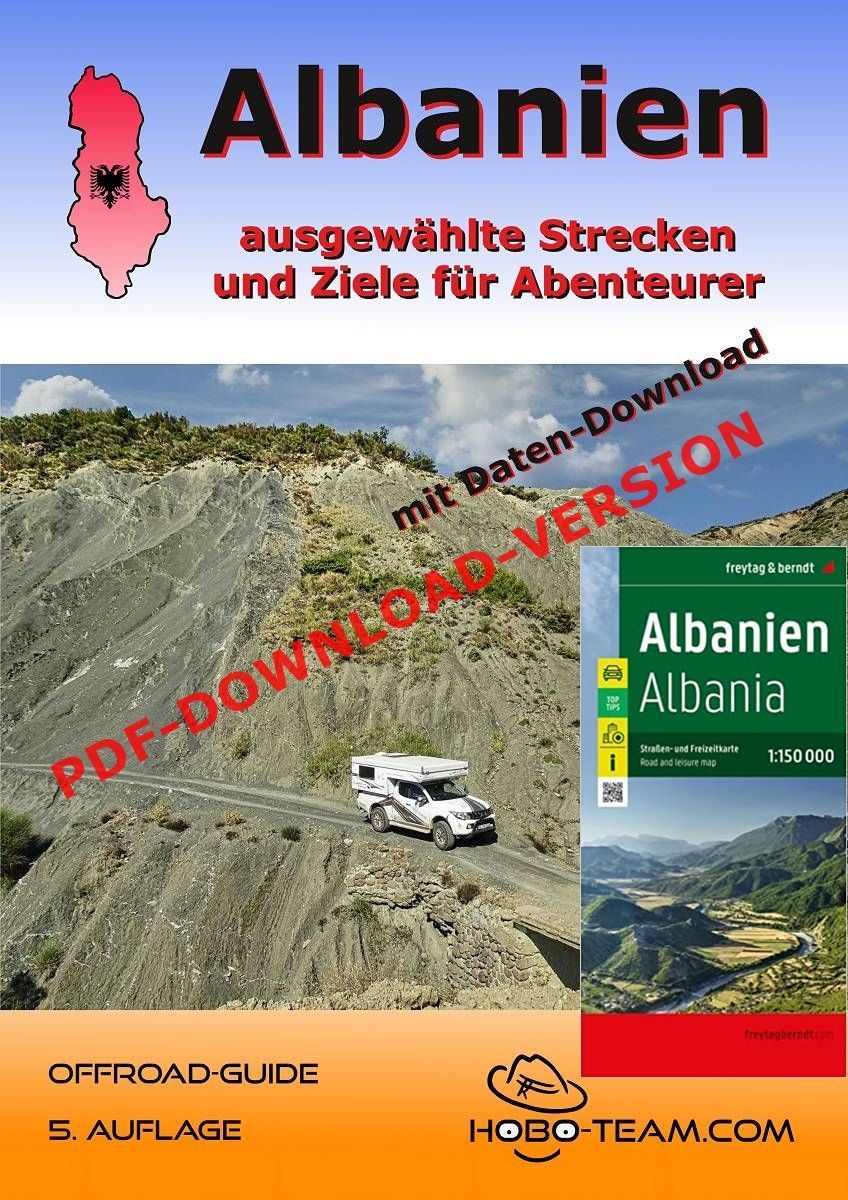 Albanien Offroad-Guide 4x4 PDF mit Landkarte Albanien Offroad-Guide 4x4 PDF mit Landkarte
