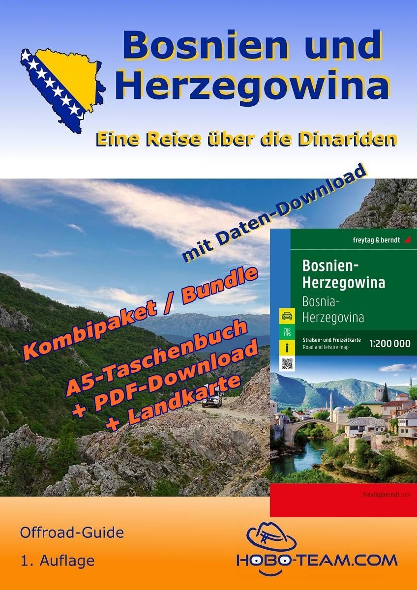 Bosnien und Herzegowina Offroad-Guide, 4x4 Bosnien und Herzegowina Offroad-Guide, 4x4, Pisten mit Landkarte