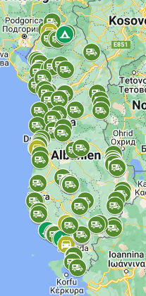 Campingplätze Albanien