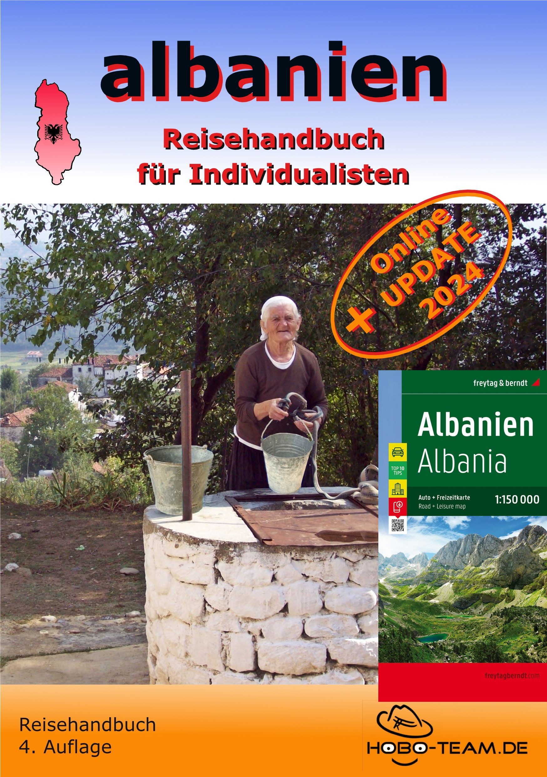 Albanien Reiseführer 2024, Reisehandbuch mit Landkarte