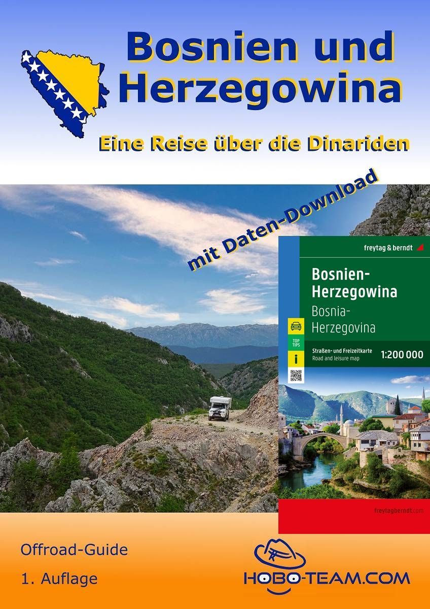 Bosnien und Herzegowina Offroad-Guide, 4x4, Pisten mit Landkarte