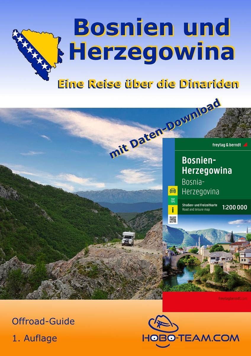 Bosnien und Herzegowina Offroad-Guide, 4x4 Bosnien und Herzegowina Offroad-Guide, 4x4, Pisten mit Landkarte
