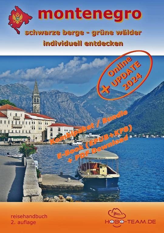 Montenegro Reisehandbuch PDF-Download-Version Montenegro Reiseführer 2024, Individualreiseführer