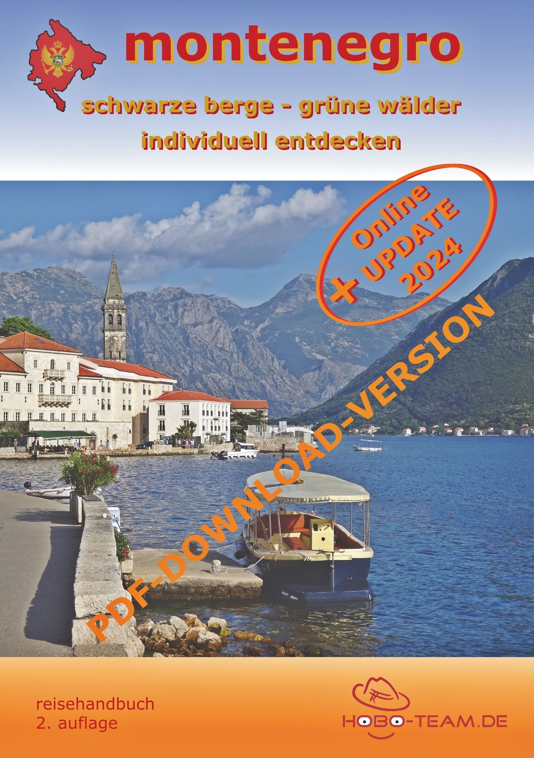 Montenegro Reisehandbuch PDF-Download-Version Montenegro Reiseführer 2024, Individualreiseführer