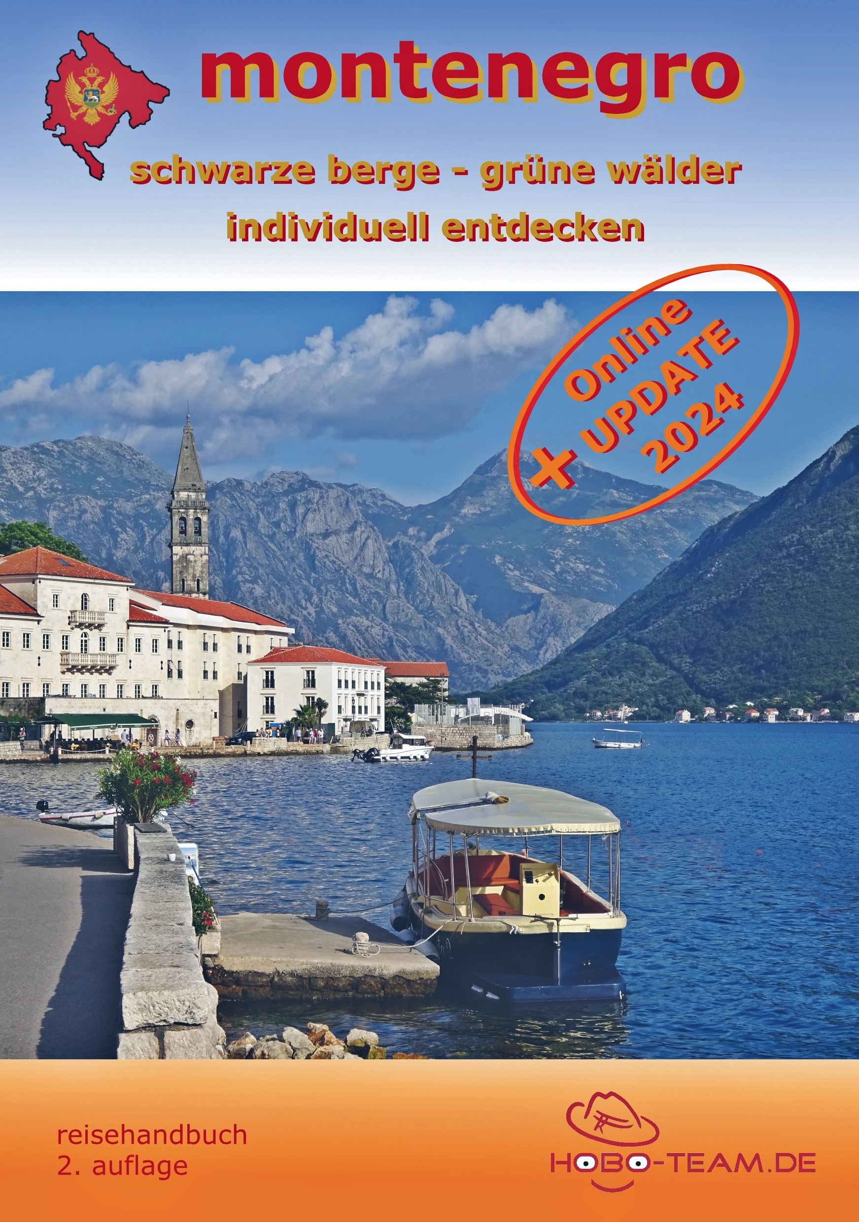 Montenegro aktueller Reiseführer 2024, Reisehandbuch, Individualreiseführer