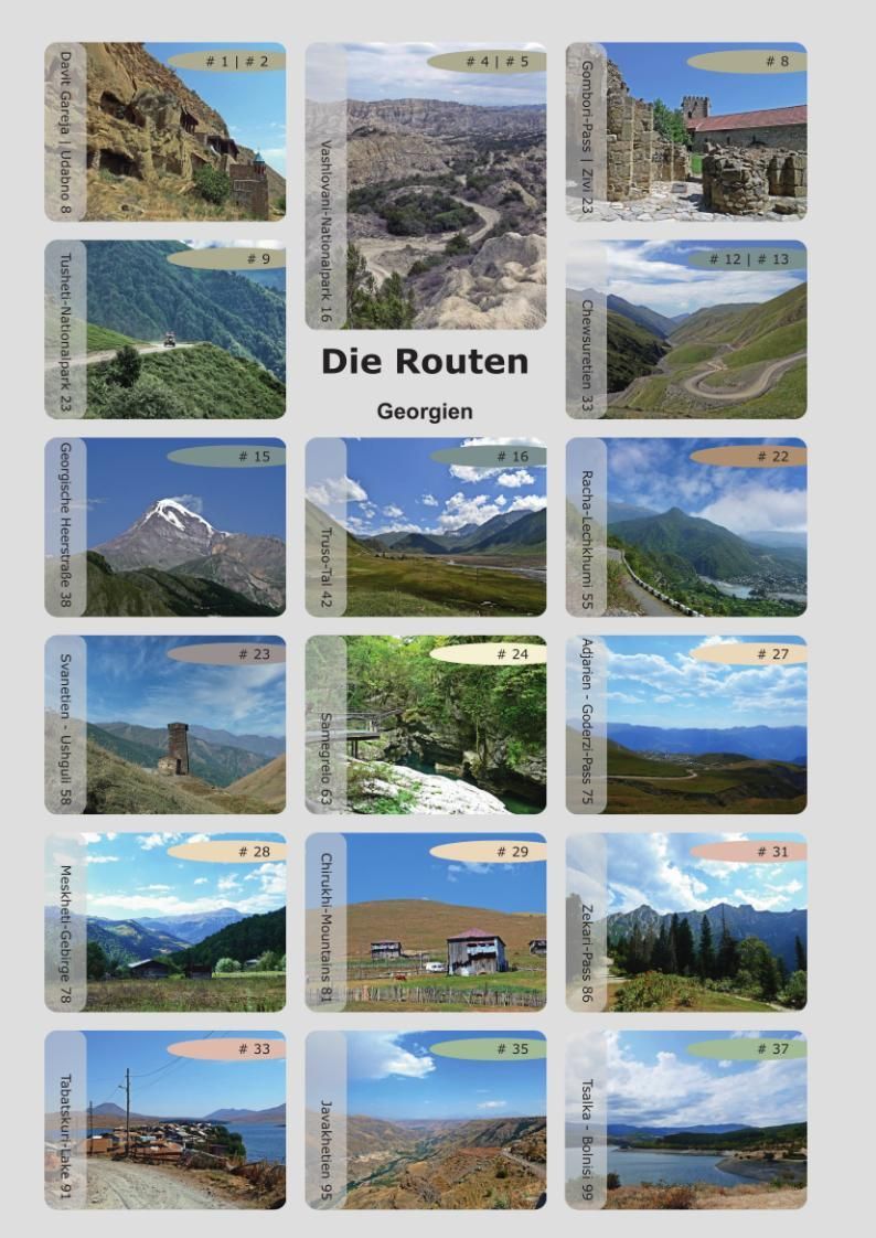 Georgien Tourenbuch, Offroad-Guide