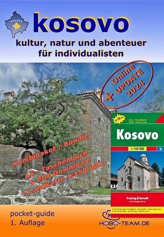 Kosovo pocket-guide plus Landkarte Kosovo pocket-guide - Reisehandbuch plus Landkarte hobo-team.com