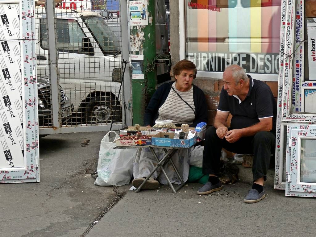 Georgien Marktszene in Tblisi