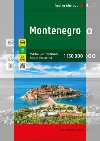 Landkarte Montenegro