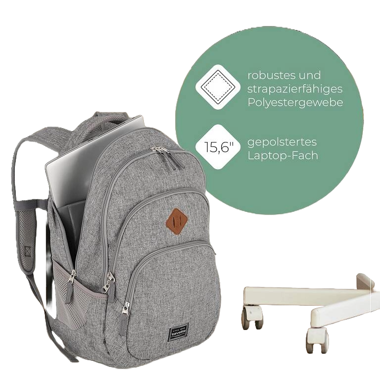 Gaskocher JV 1-flammig Rucksack von travellite für Laptop