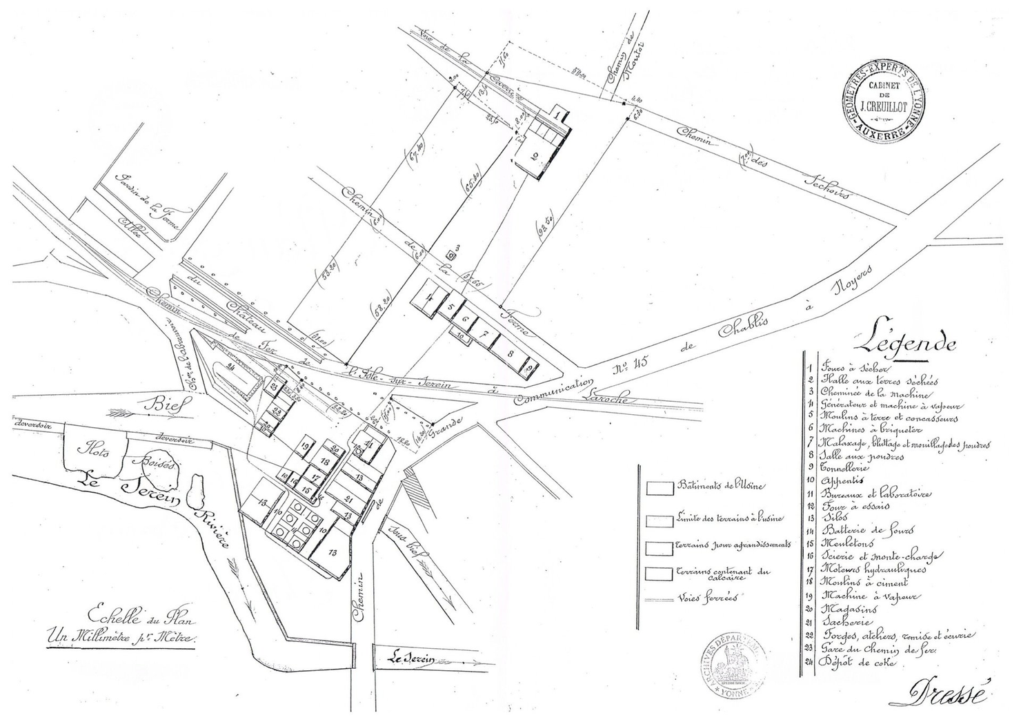Plan cahier des charges 13 juillet 1896