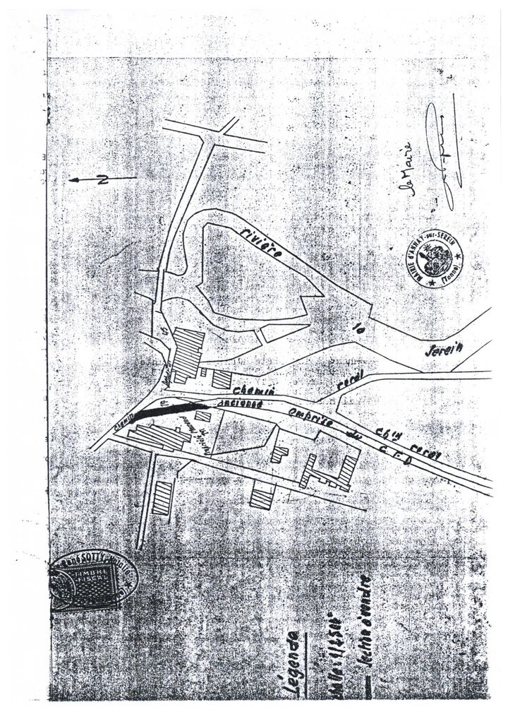 Le plan contenu dans l'acte de vente d'une partie duCFD du 04 juillet 1973