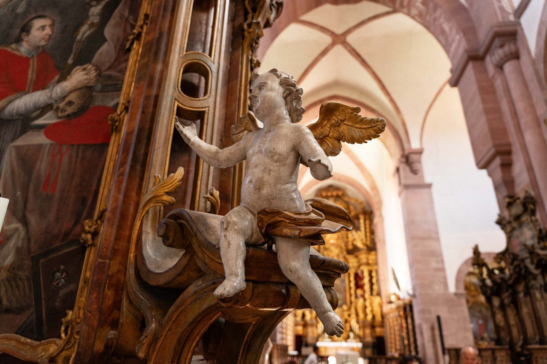 Klosterkirche im Kloster Bronnbach Braockengel.