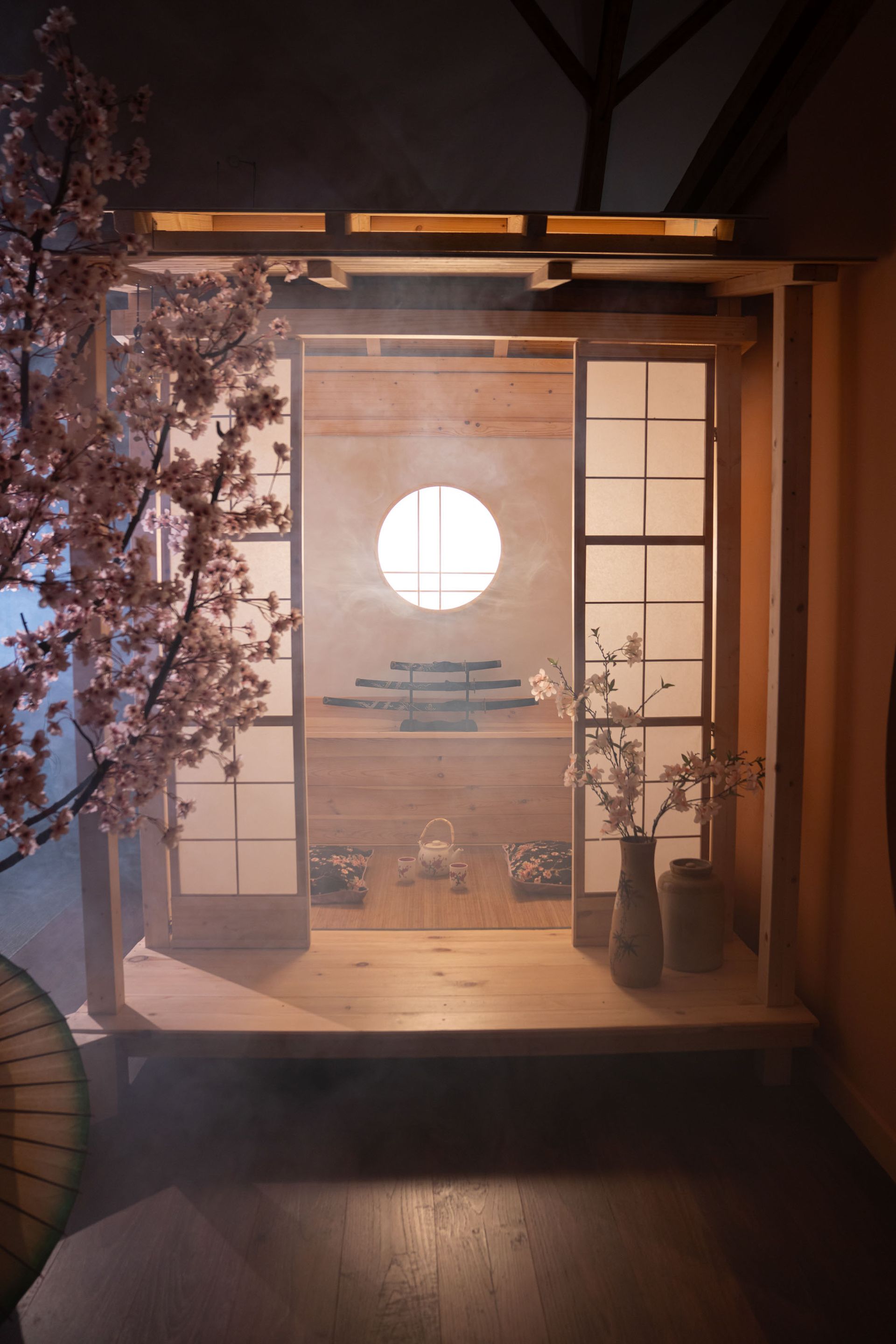 OH3-Studios Mietstudio Fotostudio Studio 3 Asia Set Tee Haus