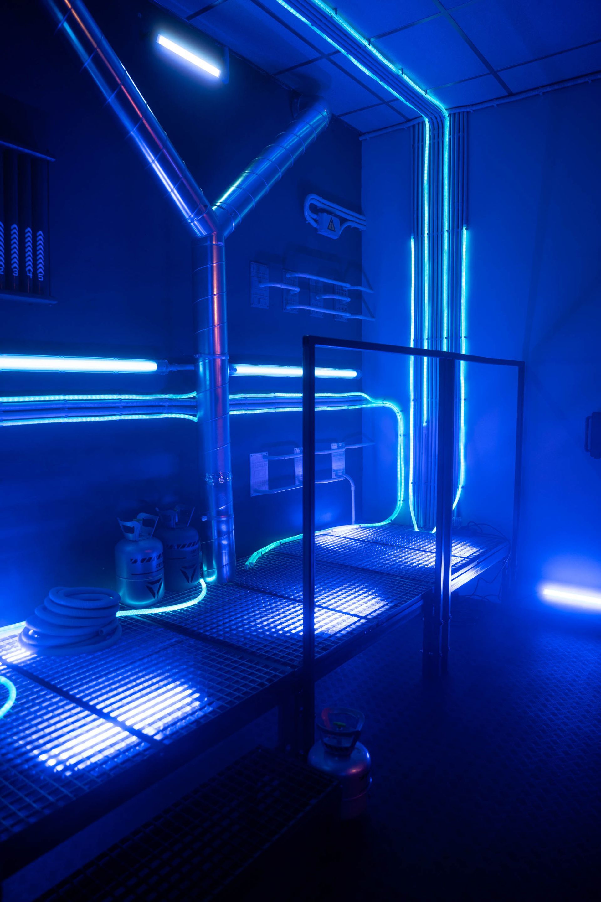 Mietstudio STUDIO 2 Space Ship in blau