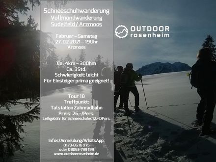 Schneeschuhtour - Vollmondtour Vollmondwanderung, ein Erlebnis! 18_2021_02_27_OR_T18_SSW_Wildalpjoch_Vollmondtour