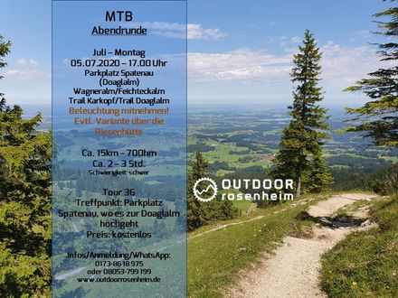 Abendrunde zur Feichteckalm MTB-Tour mit Trails bis S2 36_2021_07_05_OR_T36_MTB_Feichteckalm_Abendrunde