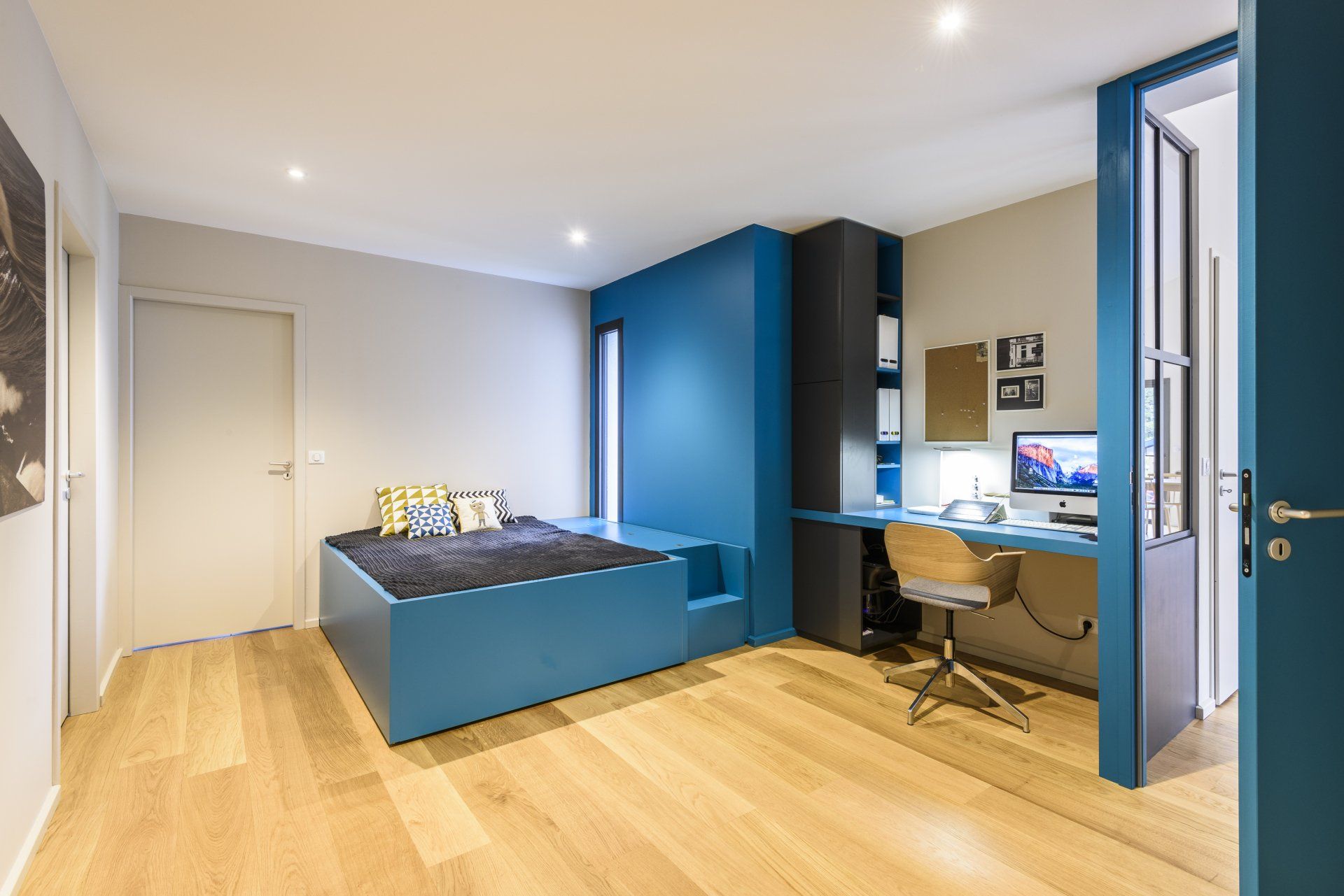 lit multifonction rangement bureau