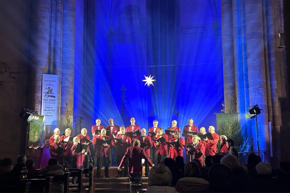 Eclairage et sonorisation d'un concert d'une chorale en Alsace