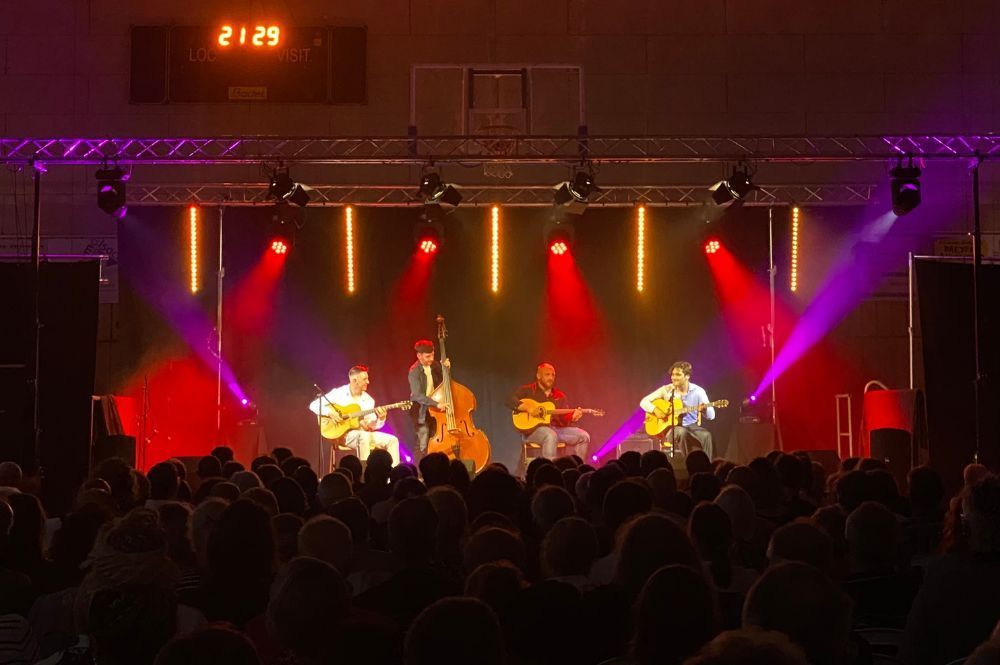 Eclairage et sonorisation d'un concert Jazz Manouche