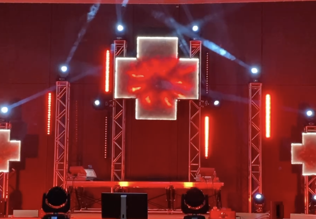 scénographie scène - éclairage concert alsace