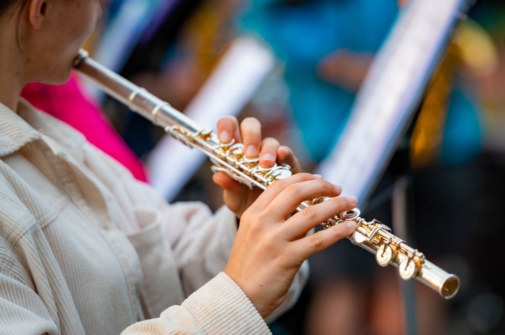 Gros plan sur un instrument de musique