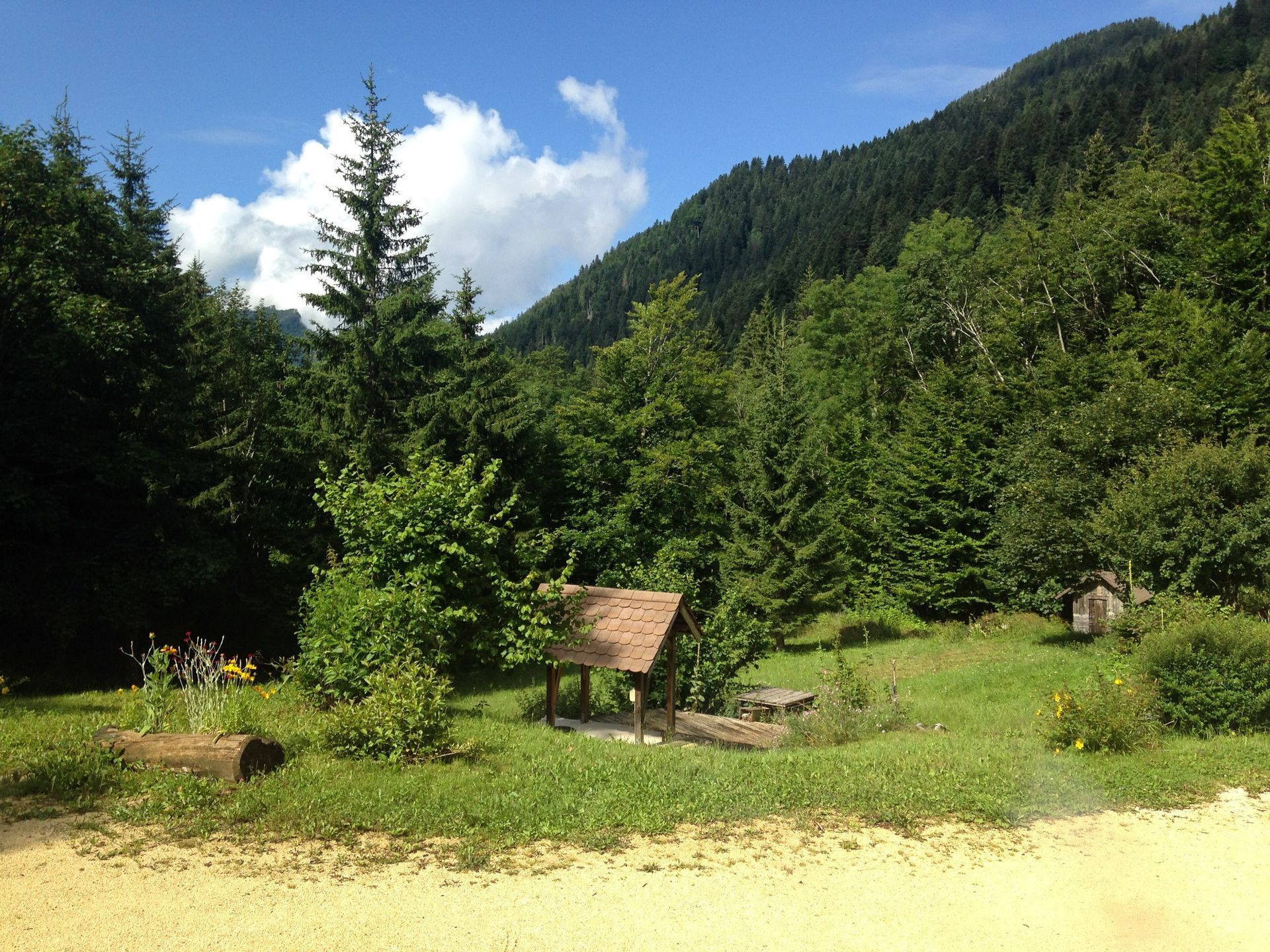 Vue gîte