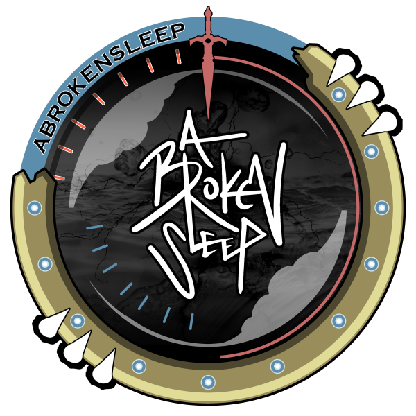 The abrokensleep 2025 logo.