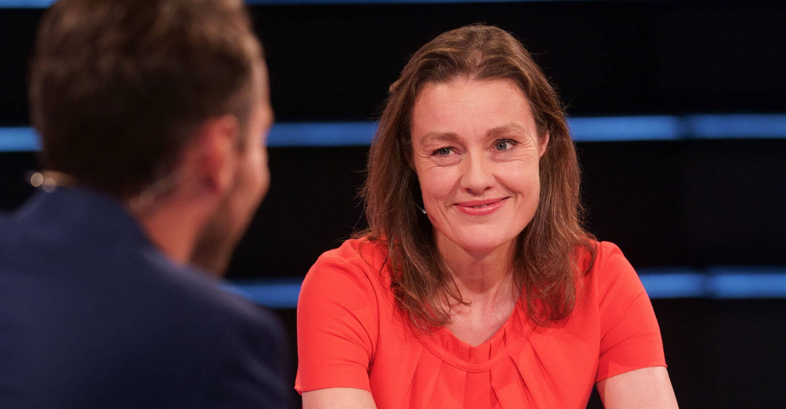 Katja Kraus im aktuellen Sportstudio. Katja Kraus im aktuellen Sportstudio.