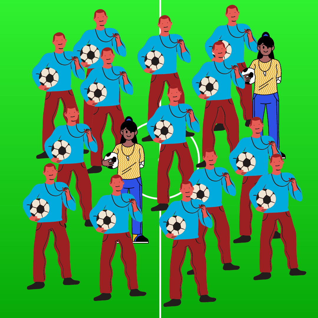 Nur ein Bruchteil der deutschen Profi-Trainer*innen sind Frauen