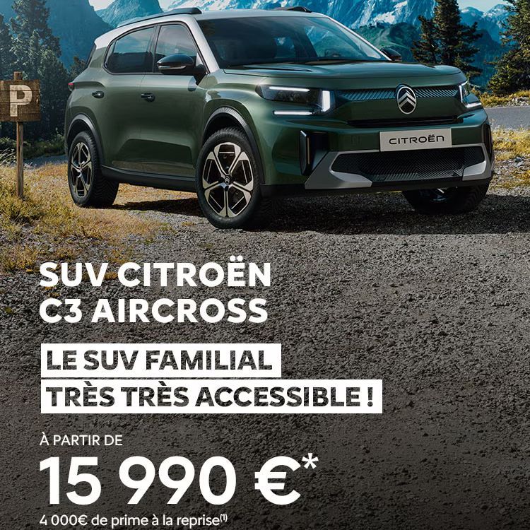 Profitez de cette offre dans votre agence ATC Vaucluse à Entraigues Véhicule Citroën