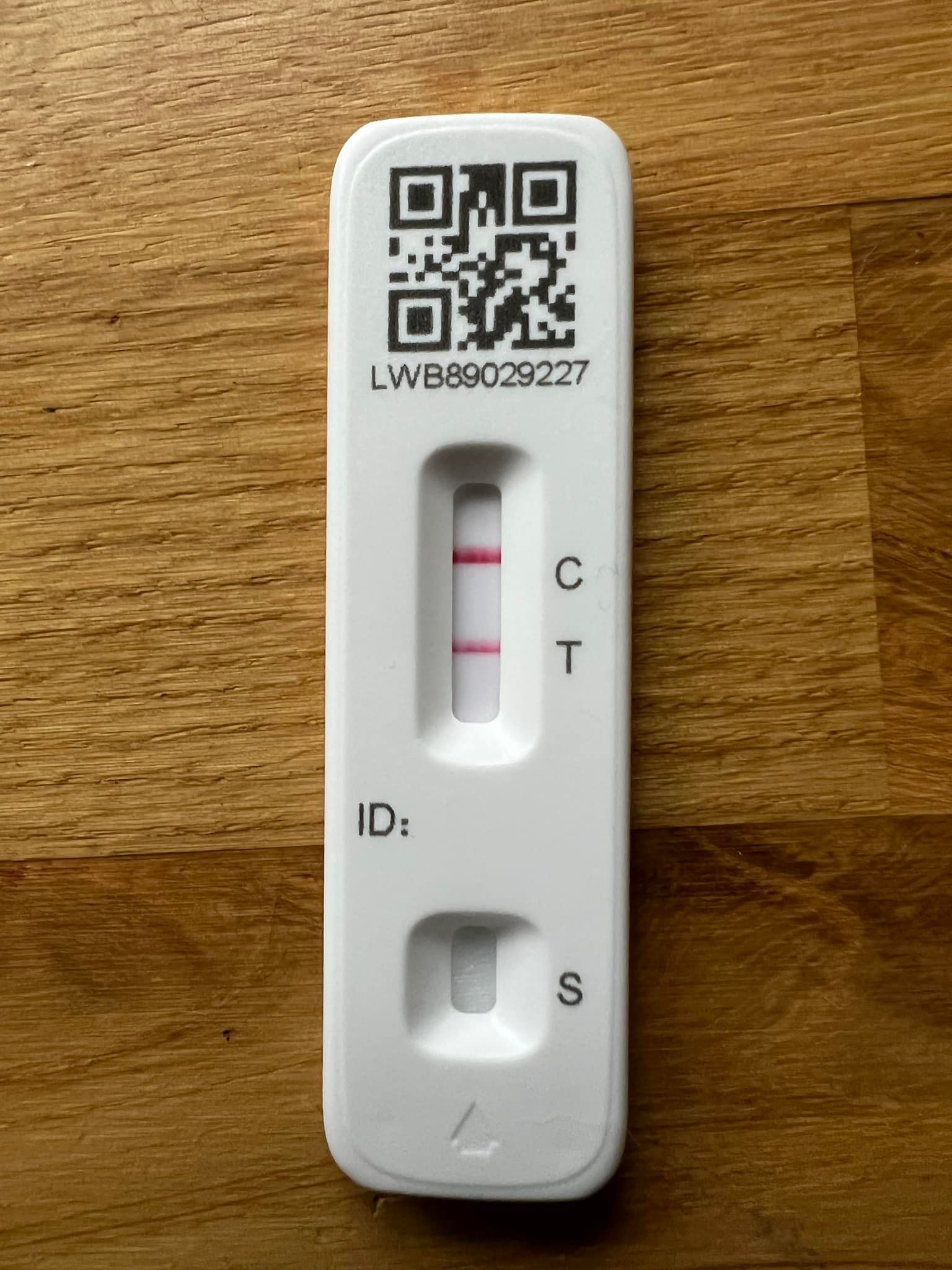 positive covid test