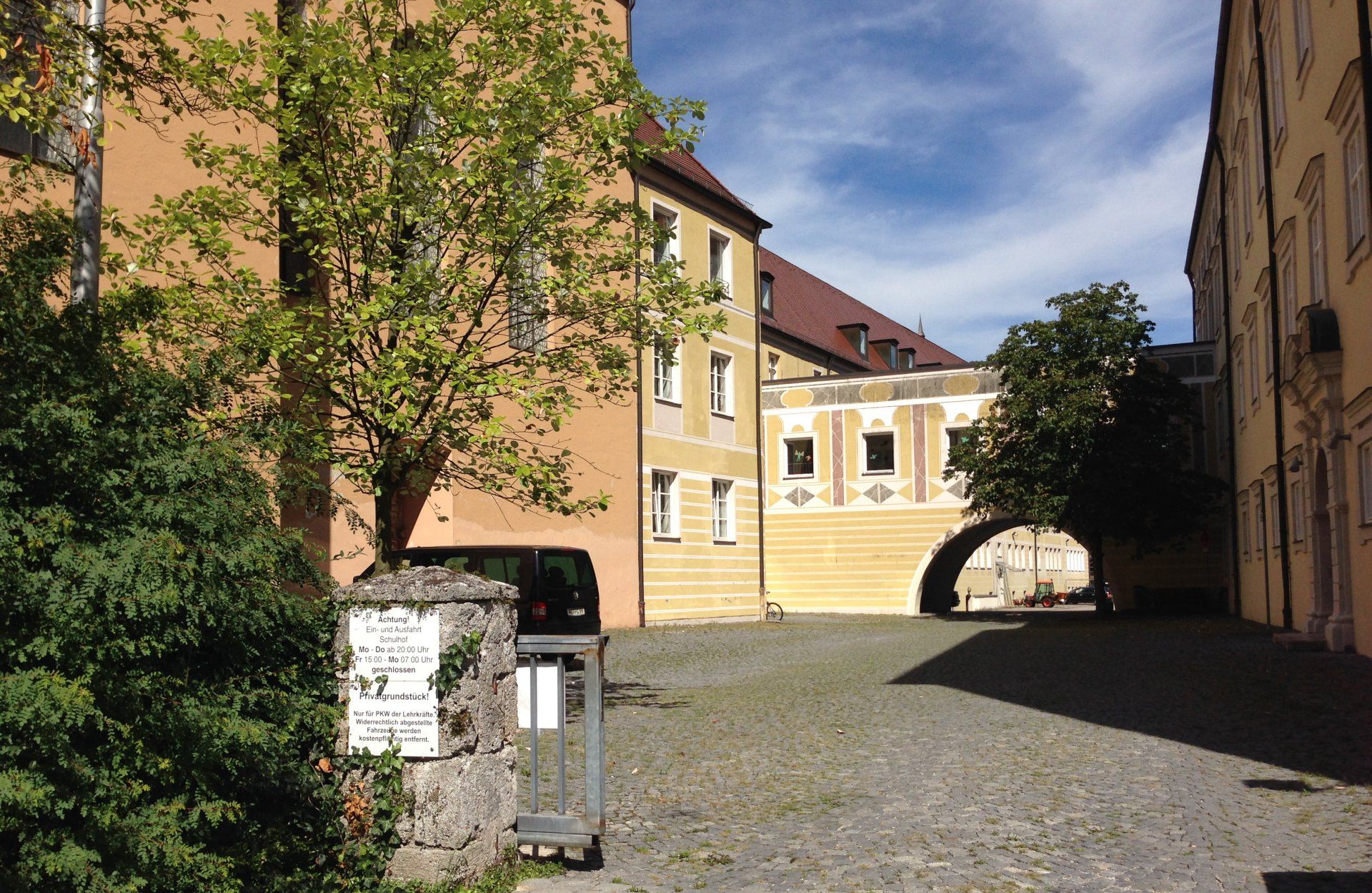 entrance to Kurfürst Maximilian Gymnasium