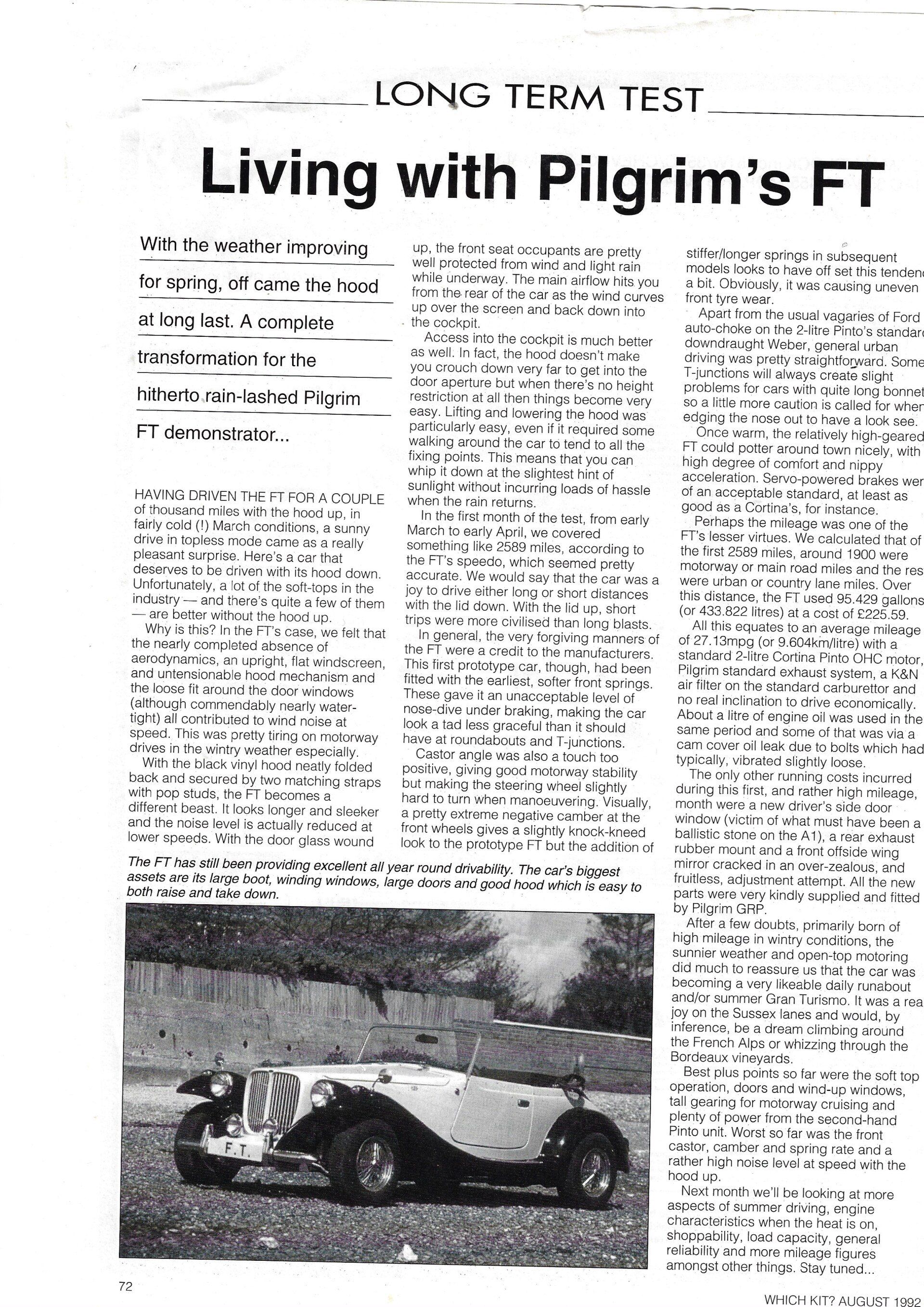 Living With a Family Tourer