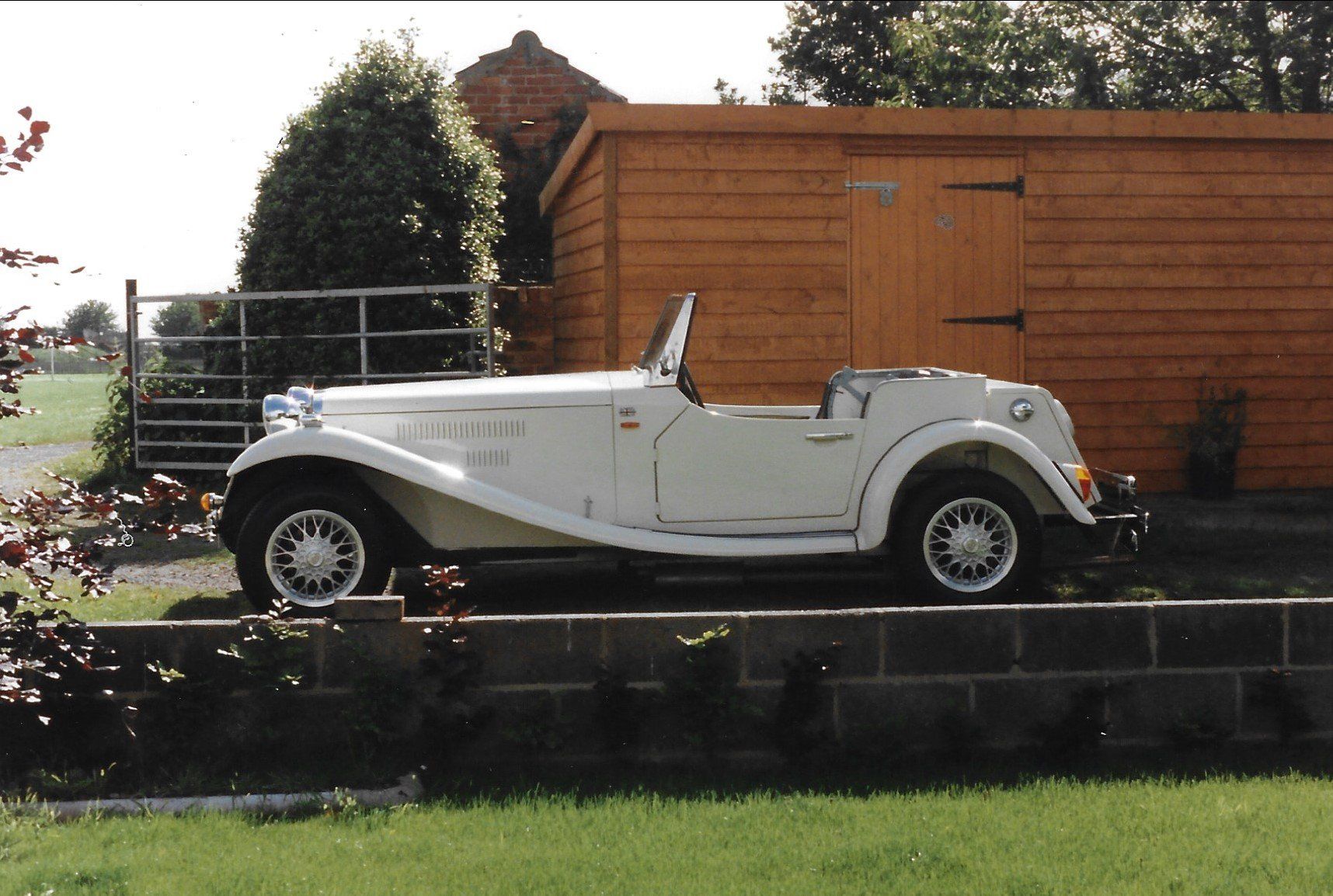 Painted panels fitted