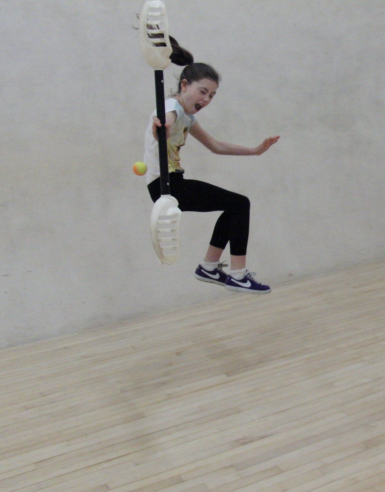 Sophie Johnson in action at the Stillington VX Club