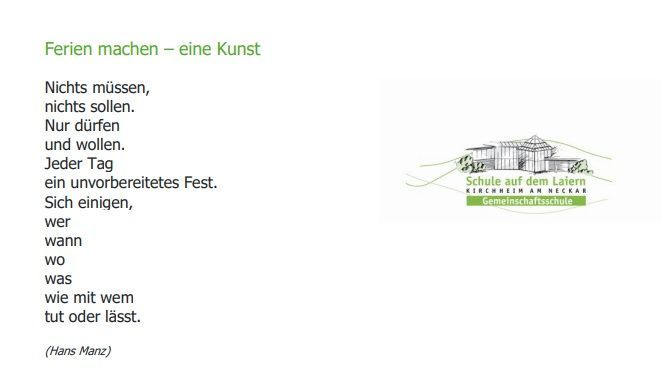 Ferieninformationen