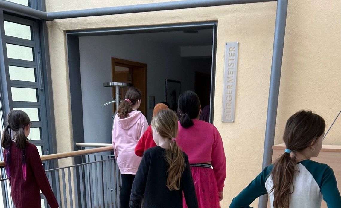 Besuch im Rathaus