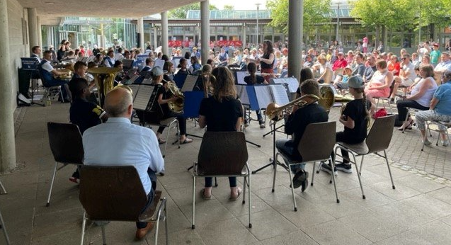 Bläserkonzert an der Schule