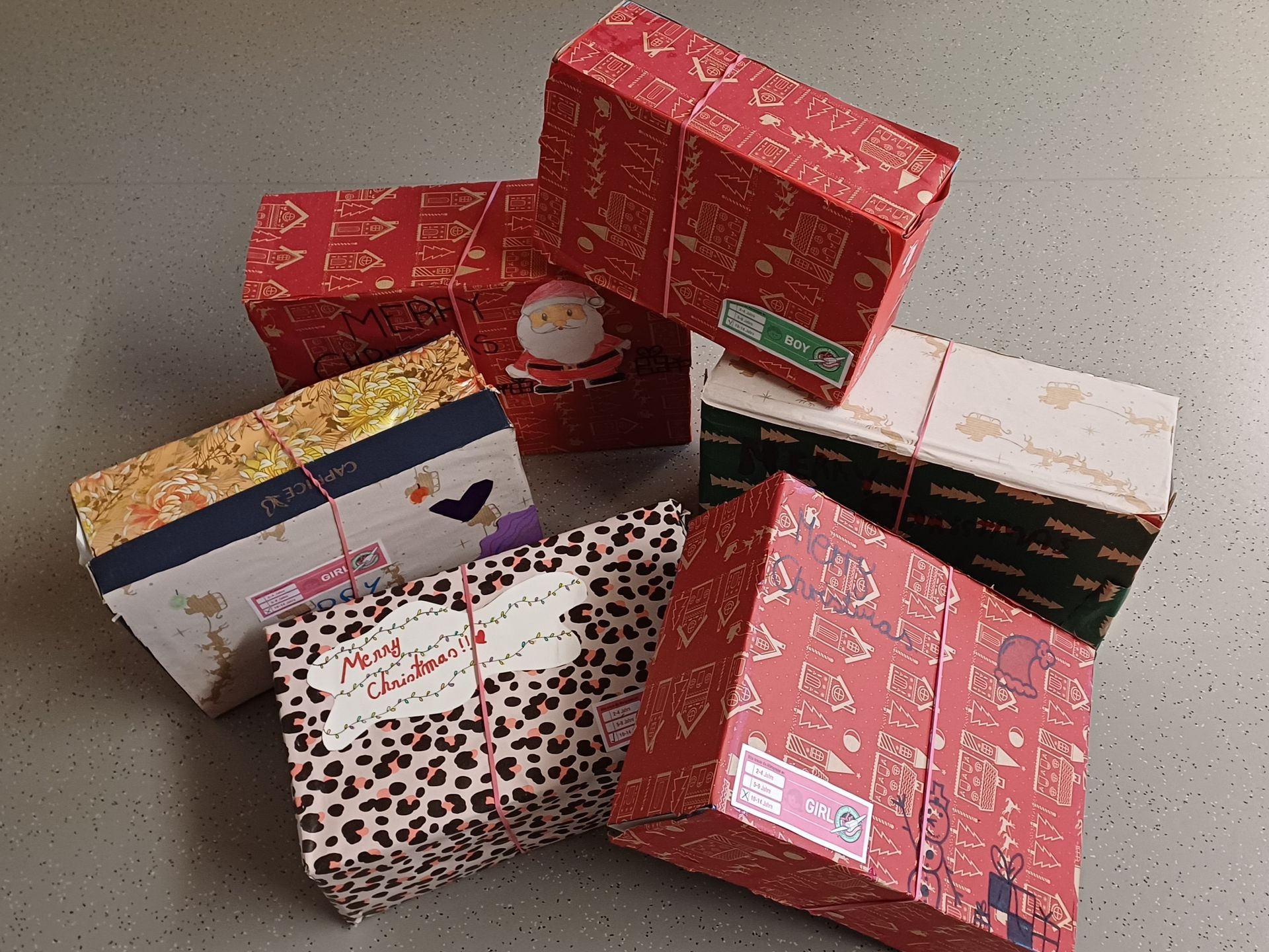 weihnachten im Schuhkarton